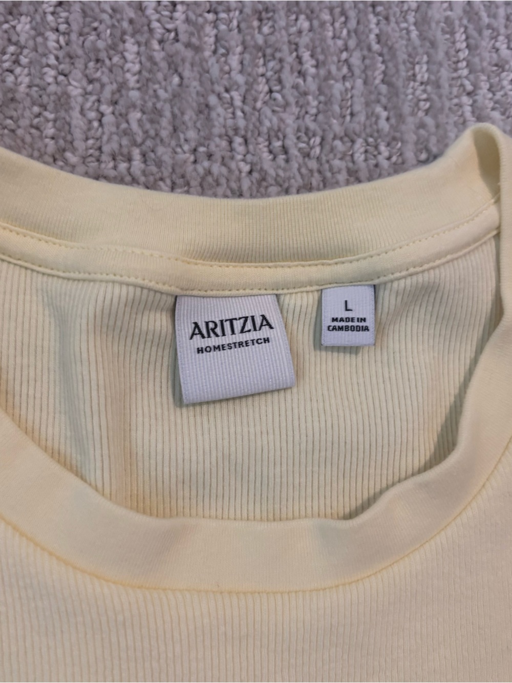 Aritzia Homestretch Rib Tune T-Shirt - Picture 3 of 3